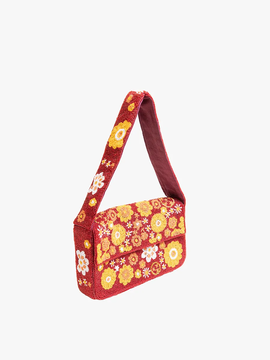 Tana Beaded Shoulder Bag