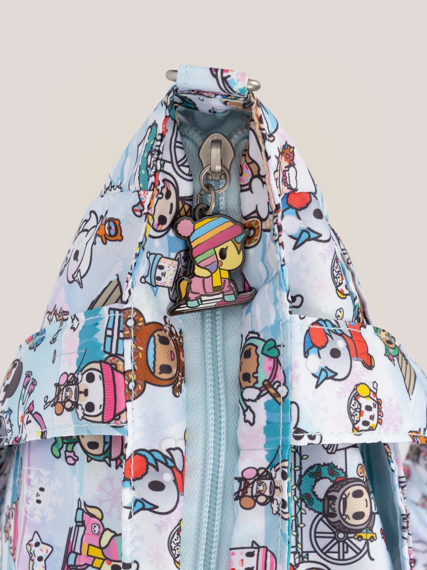tokidoki Snow Day Be Light Diaper Bag Tote  Ice Blue