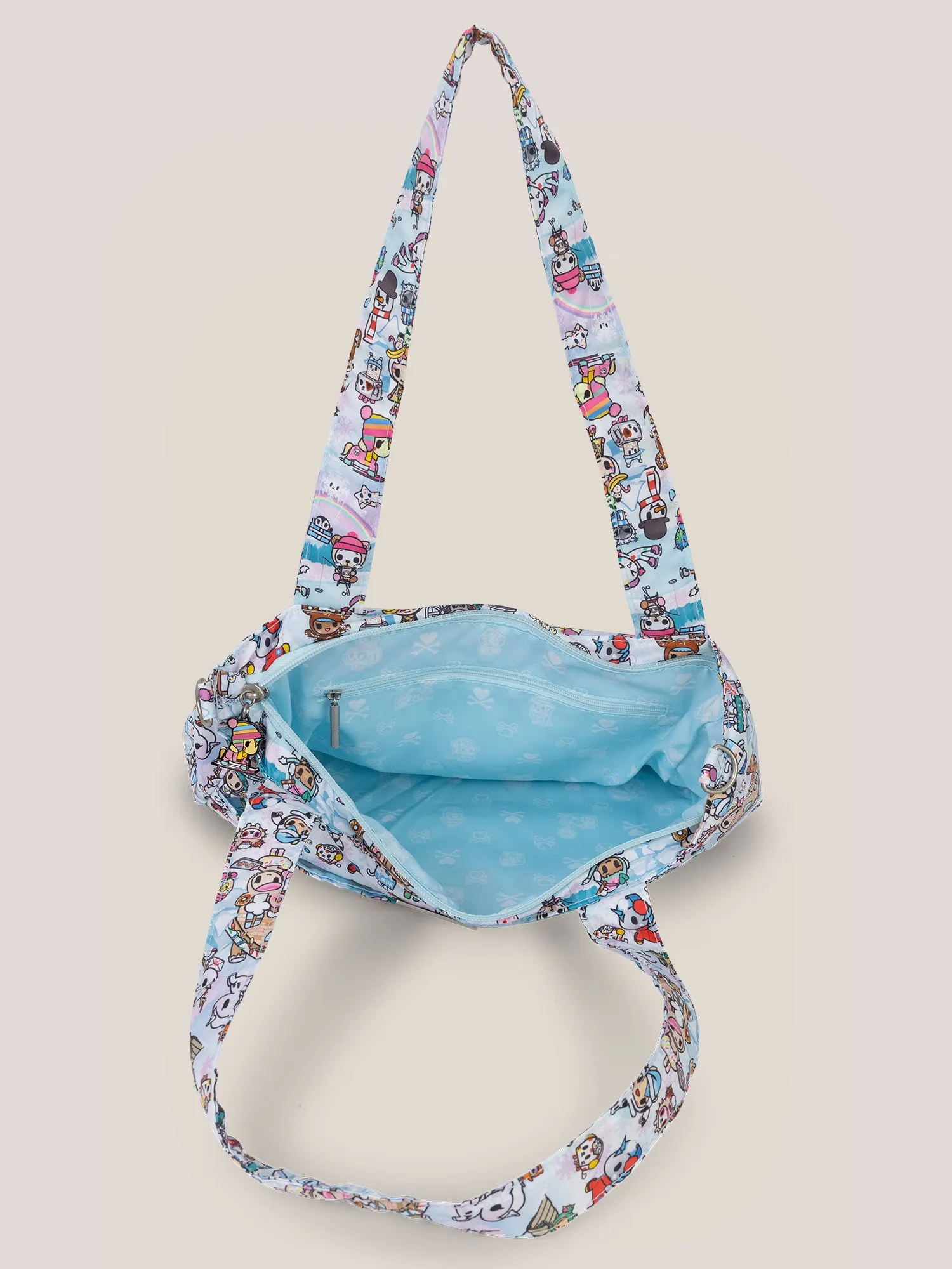 tokidoki Snow Day Be Light Diaper Bag Tote  Ice Blue
