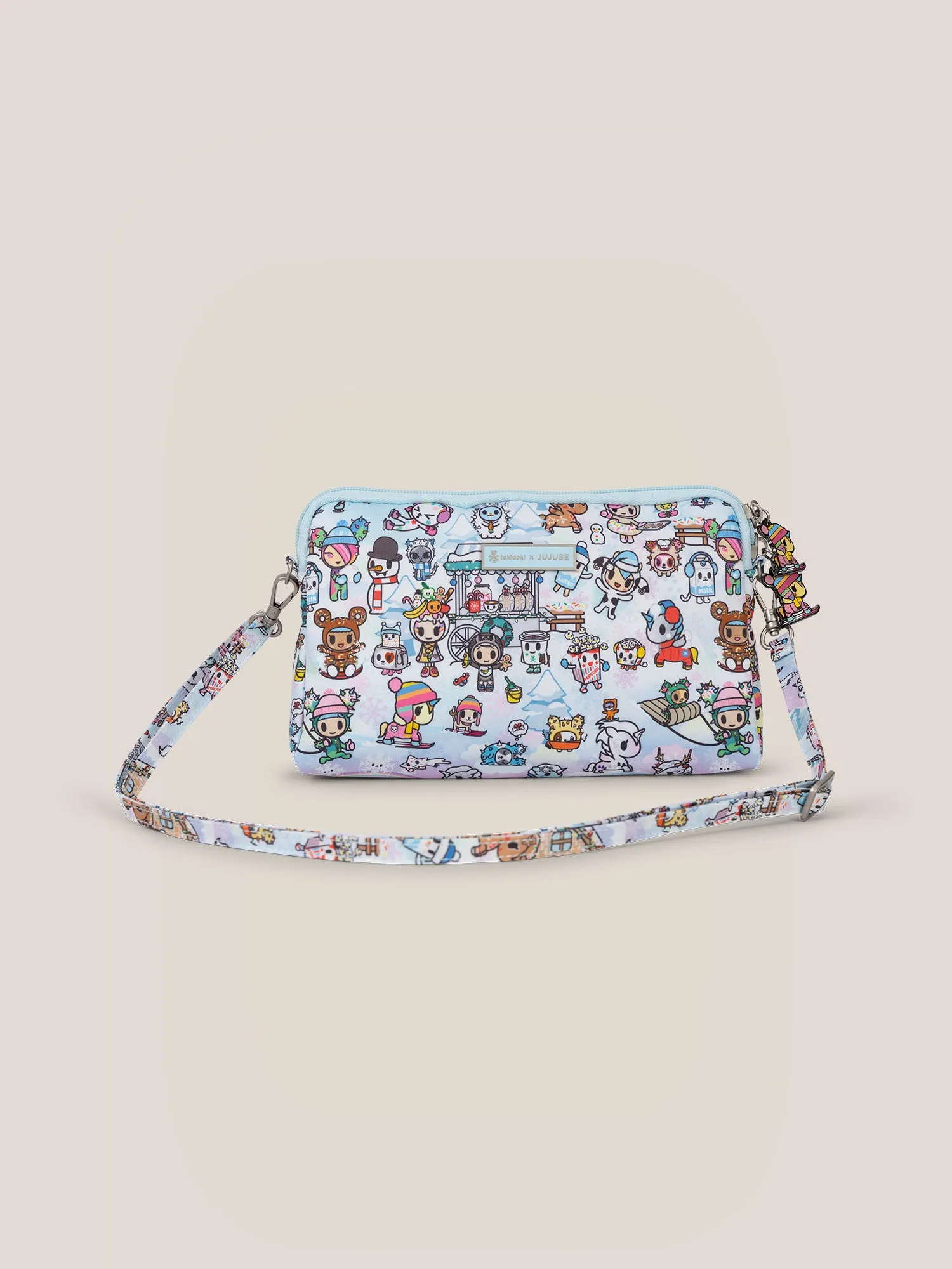 tokidoki Snow Day Be Set 3-Piece Pouch Set  Ice Blue