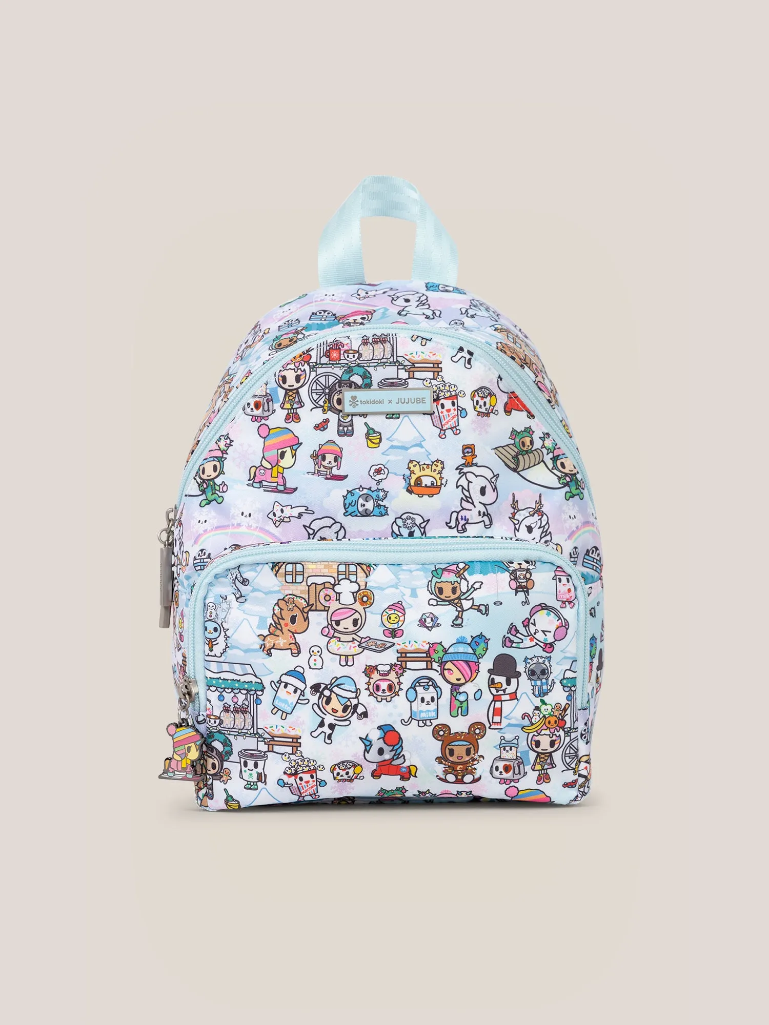 tokidoki Snow Day Everyday Mini Small Diaper Bag Backpack  Ice Blue