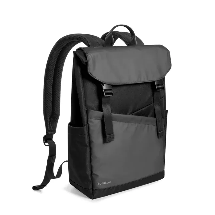 Tomtoc 16 Inch Flap Lightweight & Water-Resistant Laptop Bag / Backpack- Meteorite