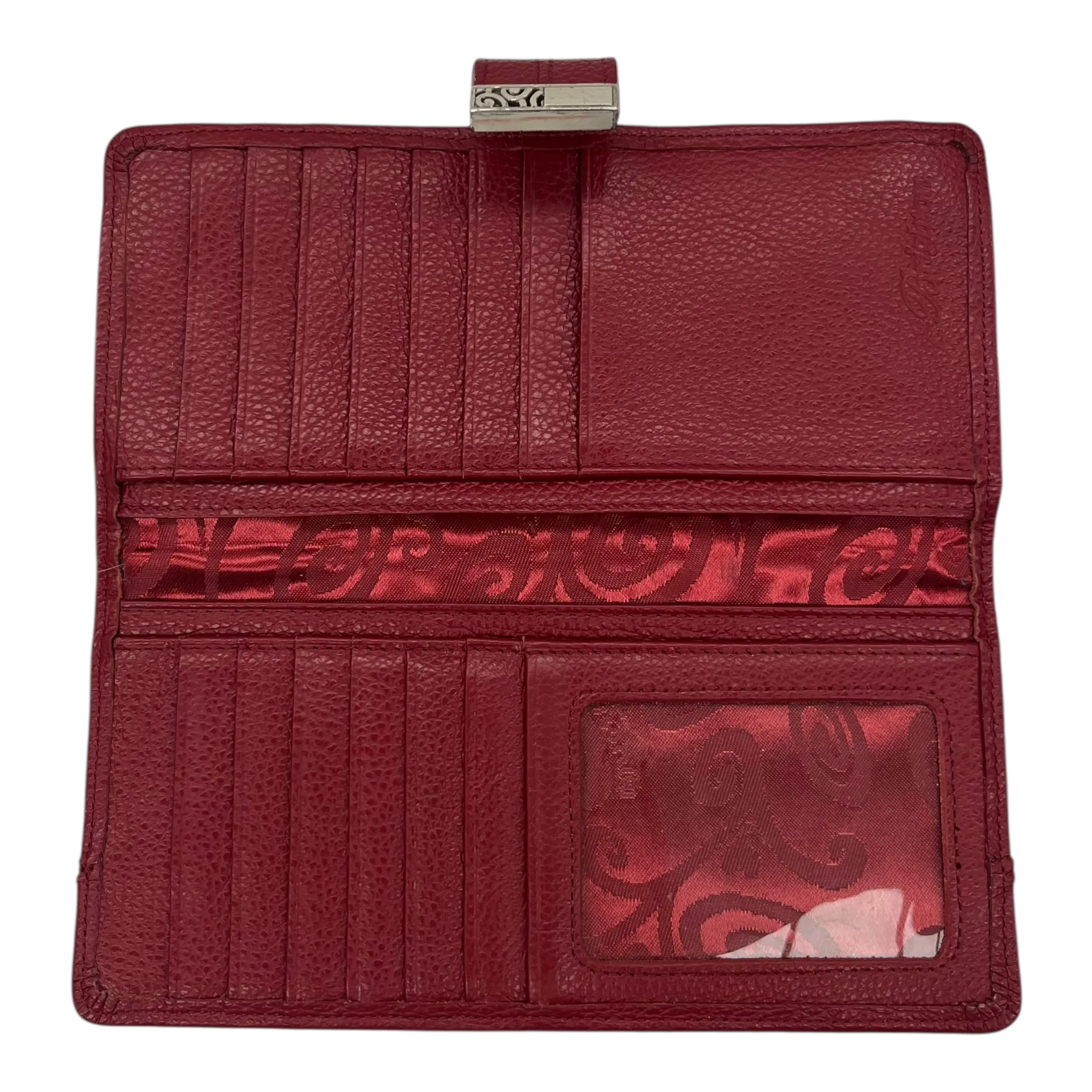 Wallet Leather By Brighton In Red, Size:Medium
