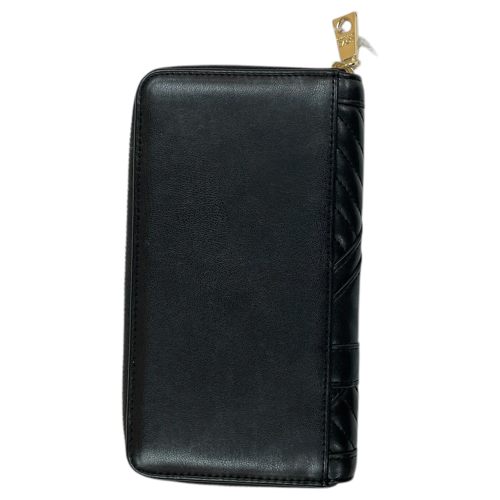 Wallet Leather By Love Moschino In Black, Size:Large