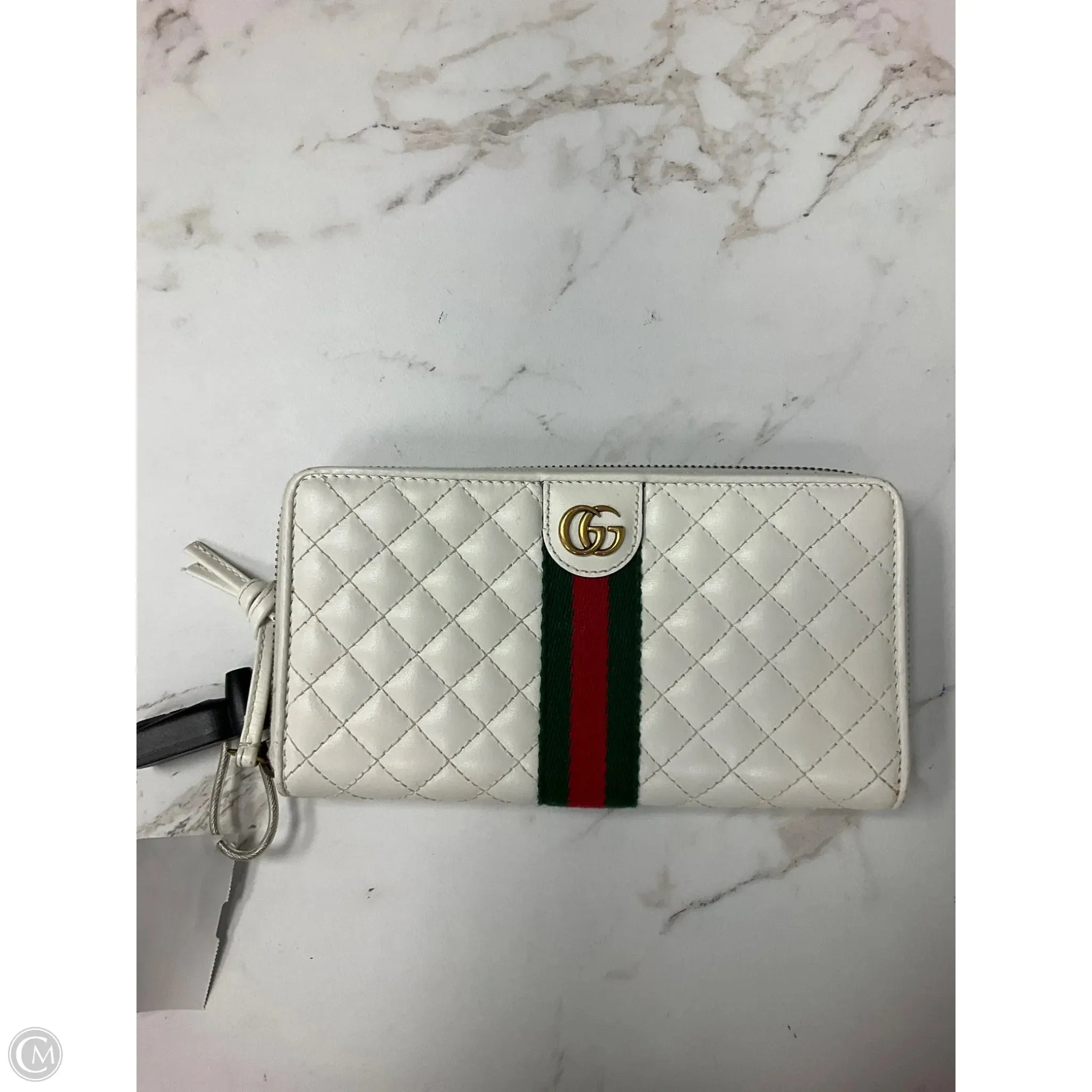 Wallet Luxury Designer By Gucci, Size: Large