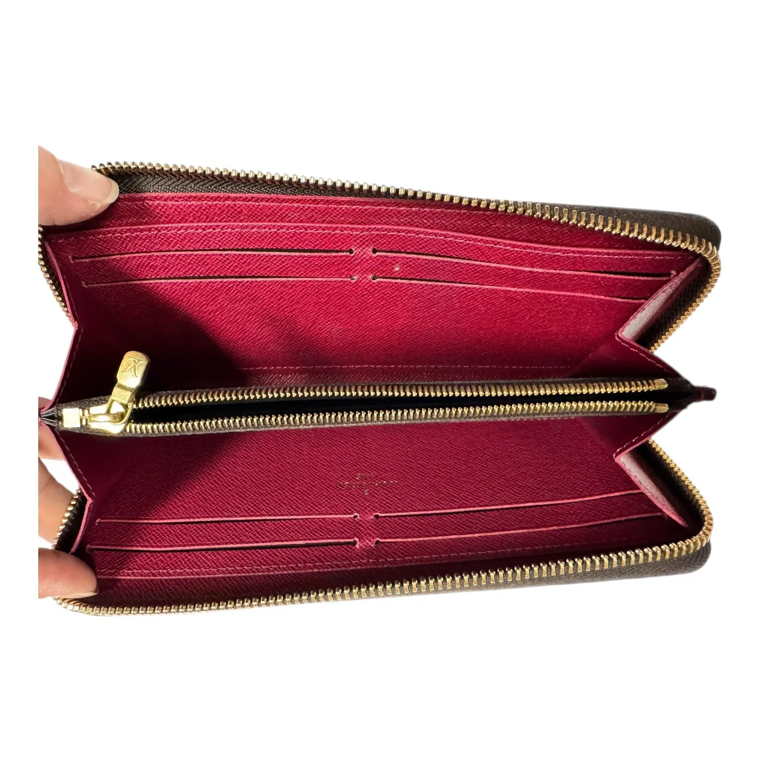 Wallet Luxury Designer By Louis Vuitton In Brown, Size:Medium