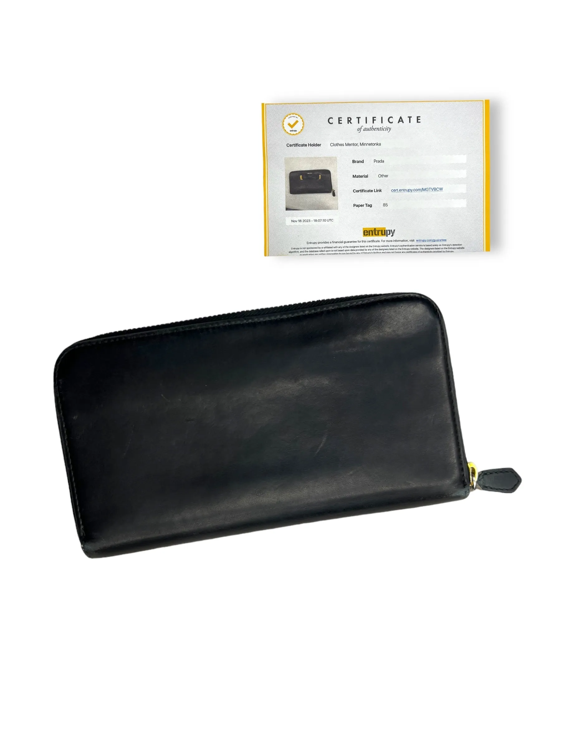 Wallet Luxury Designer By Prada  Size: Medium