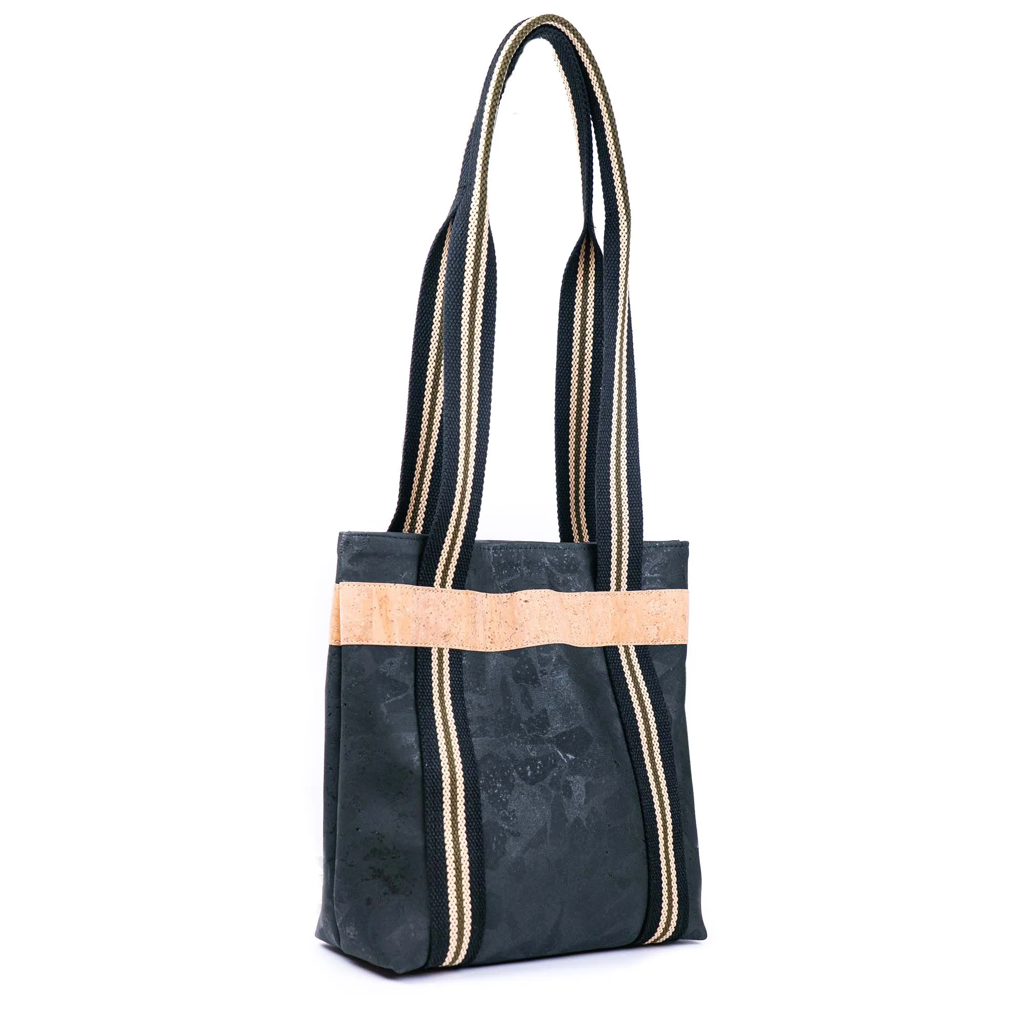 Women??s Cork & Webbing Shoulder Tote Bag BAGP-297