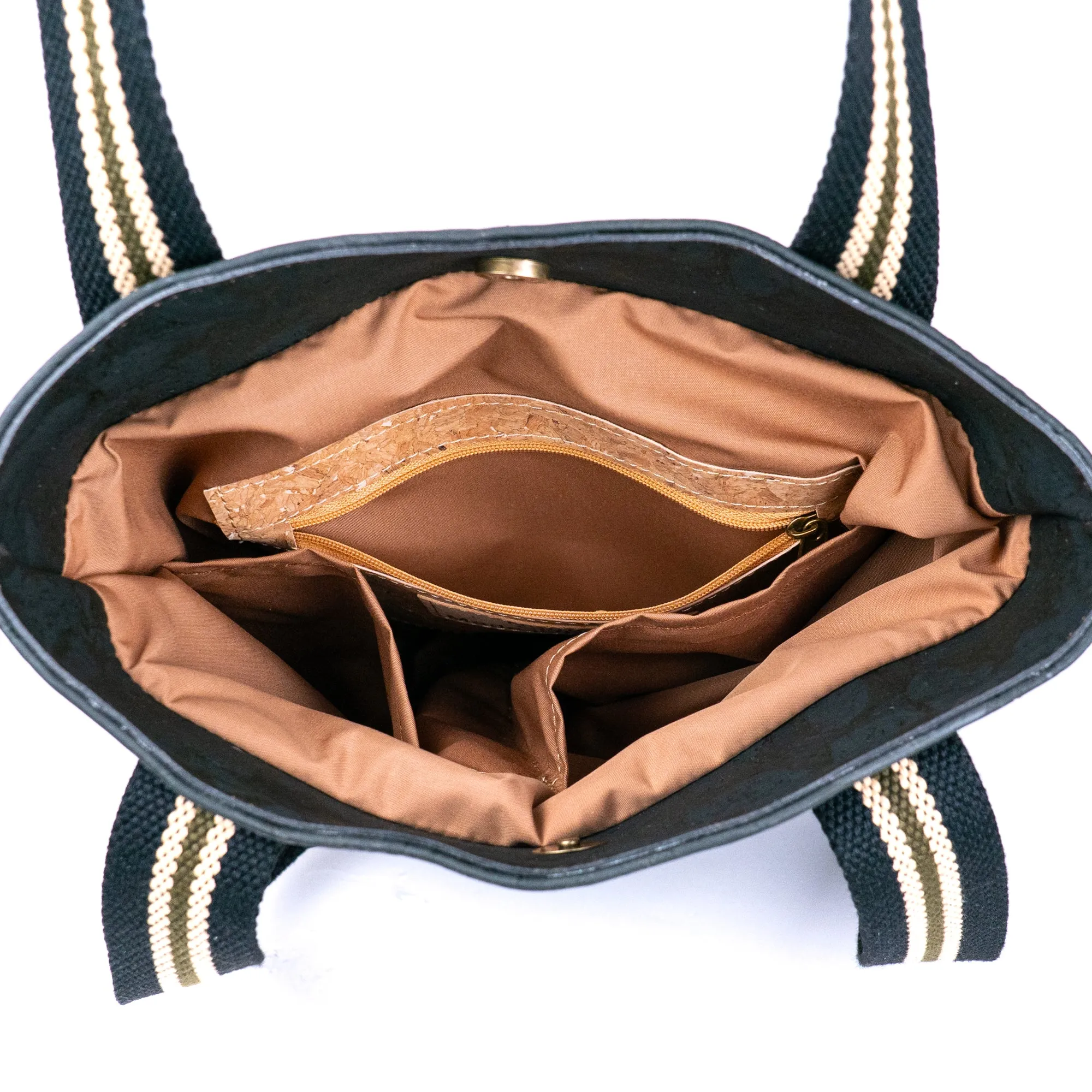 Women??s Cork & Webbing Shoulder Tote Bag BAGP-297