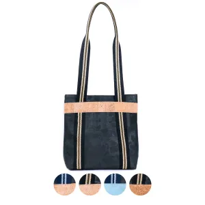Women??s Cork & Webbing Shoulder Tote Bag BAGP-297