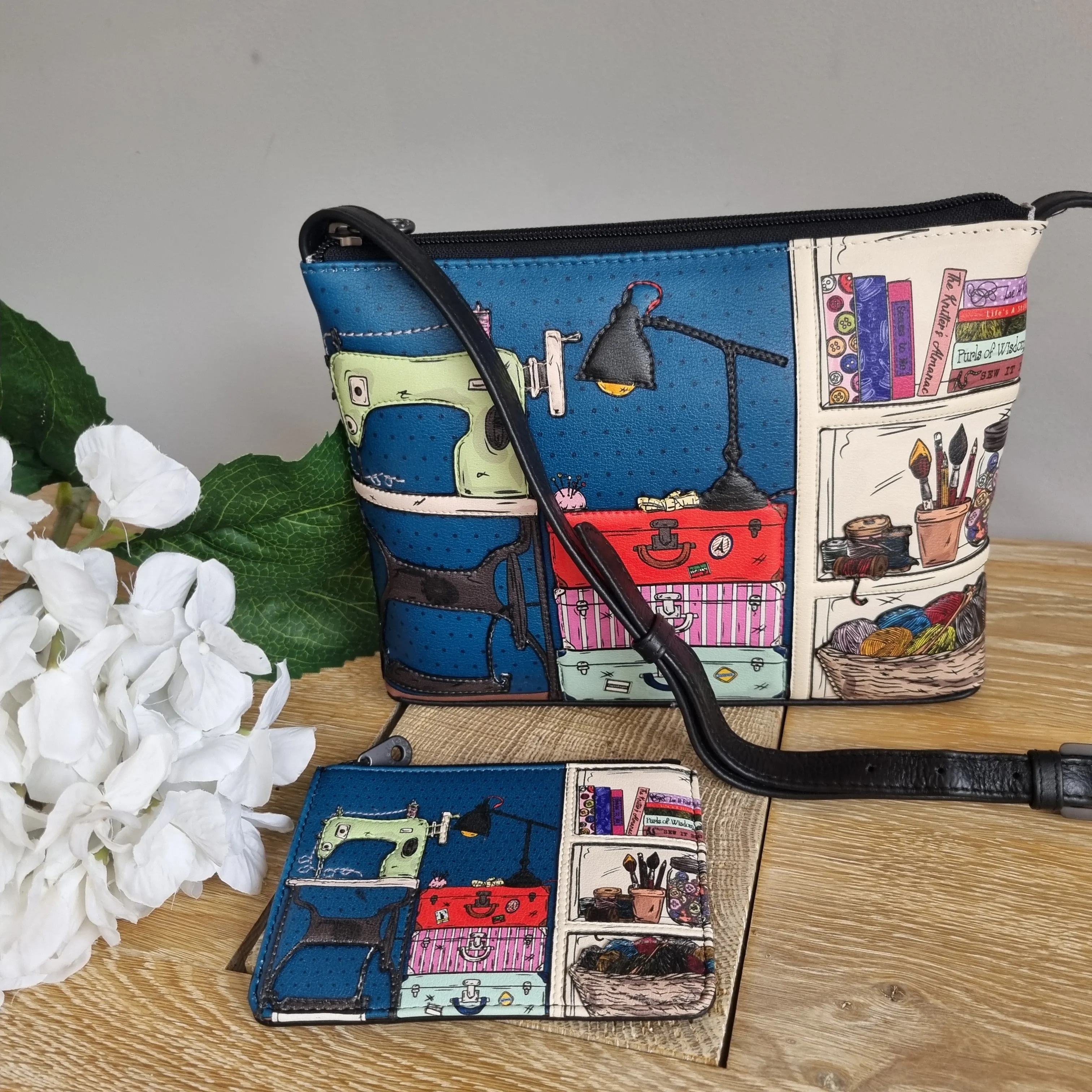 Yoshi The Craft Room Zip Top Purse