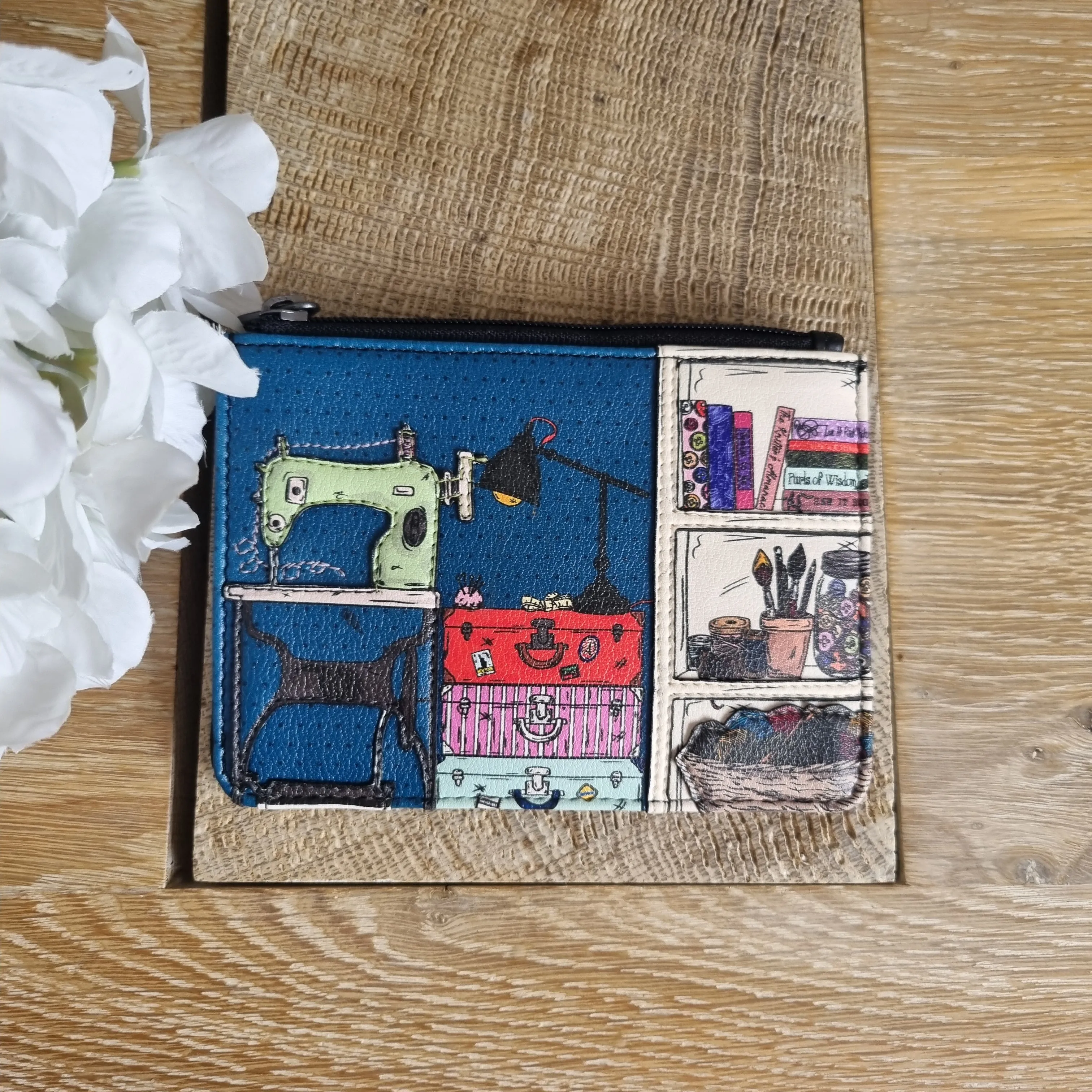 Yoshi The Craft Room Zip Top Purse