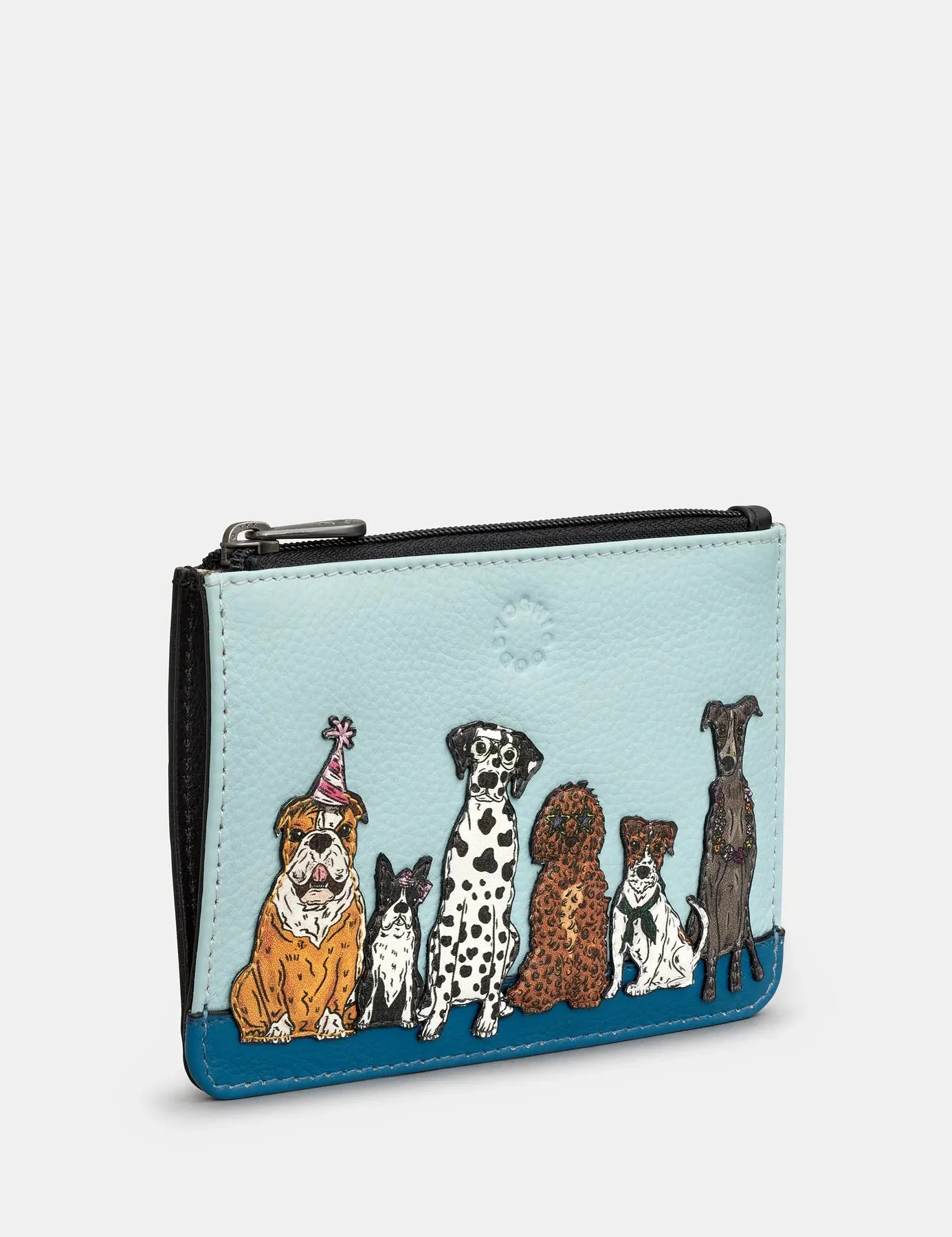 Yoshi Y1321 Party Dogs Zip Top Purse