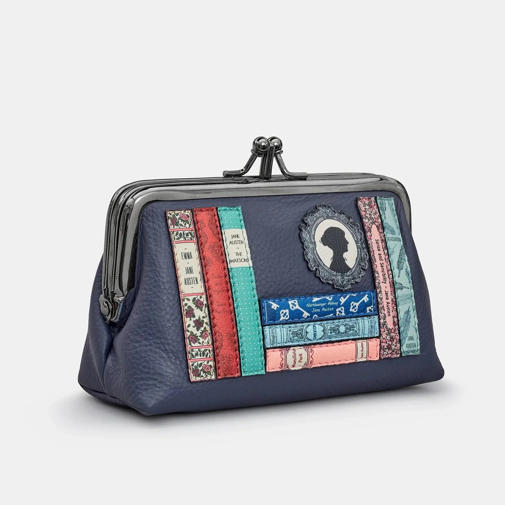 Yoshi Y1328 Jane Austen Bookworm Triple Frame Purse
